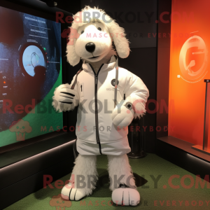 Mascot character of a White...
