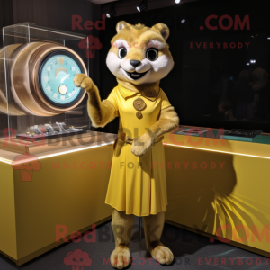 Mascottefiguur van een...