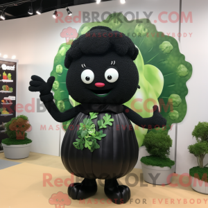 Mascot character of a Black...