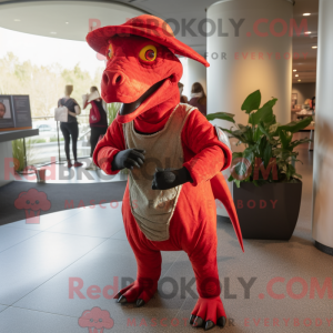 Mascot character of a Red...
