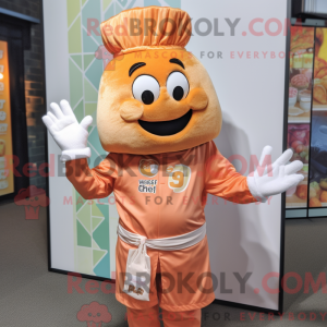 Mascot character of a Peach...