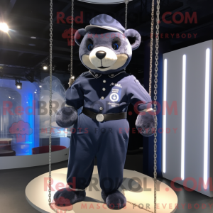 Maskotfigur af en Navy...