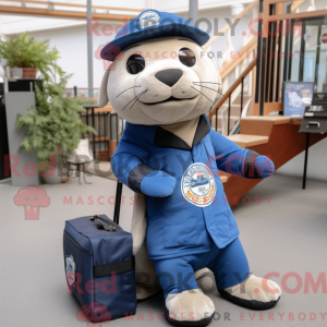 Mascottekarakter van een...