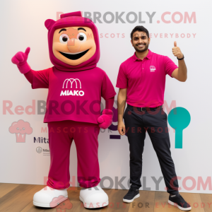 Mascottekarakter van een...