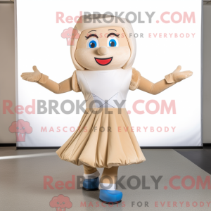 Postava maskota béžového...