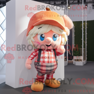 Mascot character of a Peach...