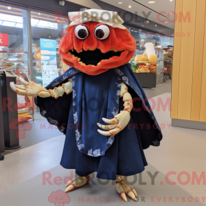 Maskot karakter af en Navy...