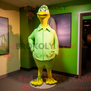 Mascottefiguur van een...