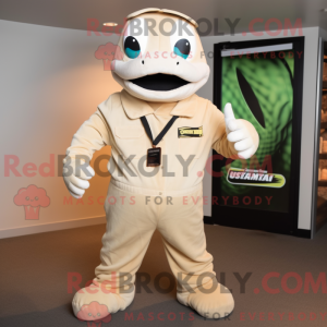 Mascot character of a Cream...