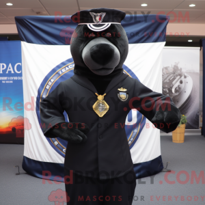 Mascot character of a Black...