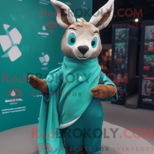 Postava maskota Teal Roe...
