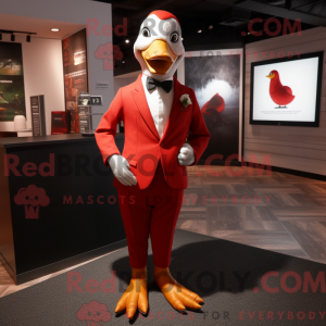 Maskottchenfigur eines Red...