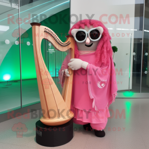 Rosa Celtic Harpe maskot...