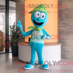 Maskot karakter af en...