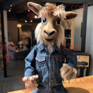 Maskottchen einer braunen...