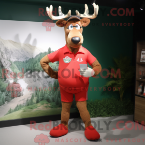 Mascot character of a Red...