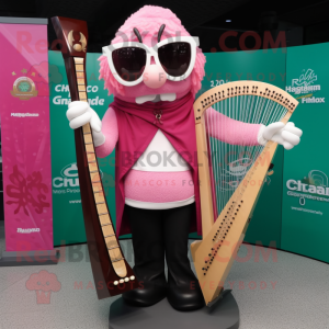 Rosa Celtic Harpe maskot...