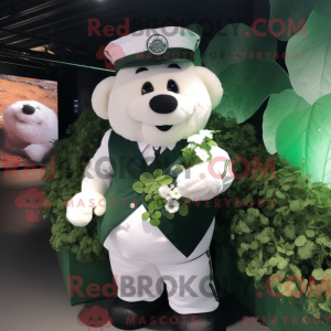 Mascot character of a White...
