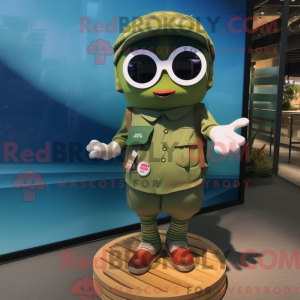 Mascottekarakter van een...