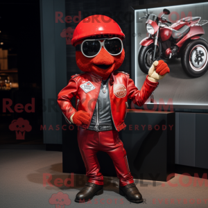 Mascot character of a Red...