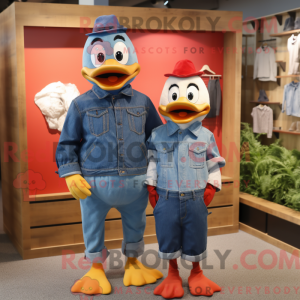 Mascottekarakter van een...