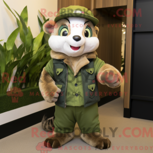Mascottefiguur van een...