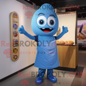 Mascot character of a Blue...