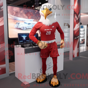 Mascot character of a Red...