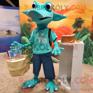 Personnage mascotte d un...