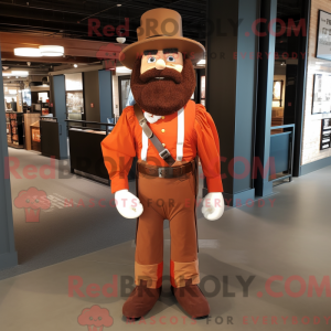 Mascot character of a Rust...