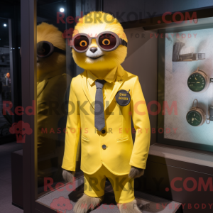 Mascot character of a Lemon...