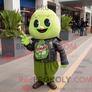 Mascot character of a Olive...