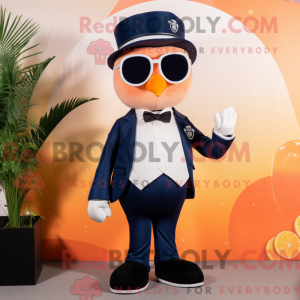 Mascot character of a Navy...