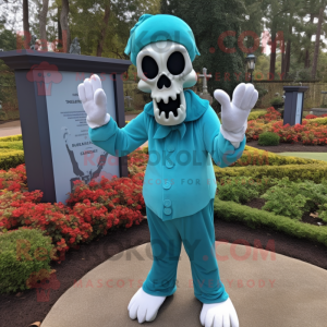 Teal Graveyard maskot...