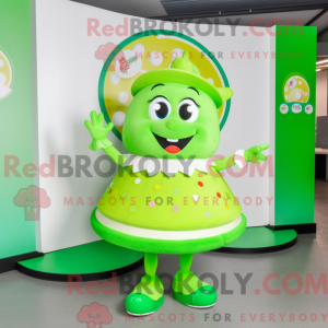 Mascot character of a Lime...