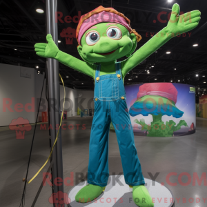 Mascot character of a Green...