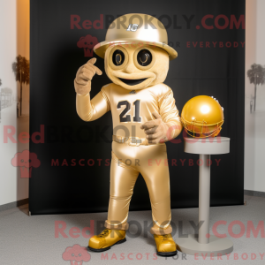 Maskottchen eines goldenen...