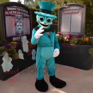 Teal Graveyard maskot drakt...