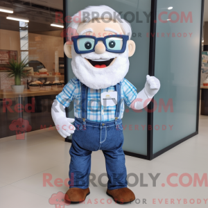 Mascot character of a White...