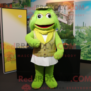 Mascot karakter van een...