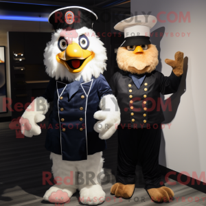 Mascot character of a Navy...