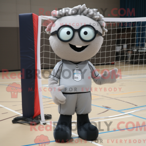 Mascot character of a Gray...