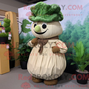 Mascot karakter van een Tan...