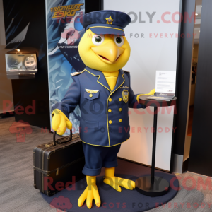 Maskottchen eines Navy...