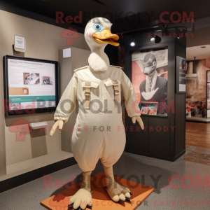 Mascottefiguur van een...
