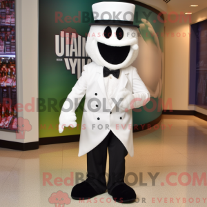 Mascot character of a White...