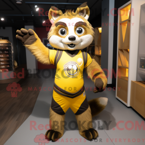 Mascottekarakter van een...