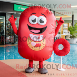 Mascot character of a Red...
