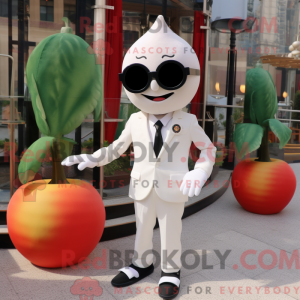 Mascot character of a White...