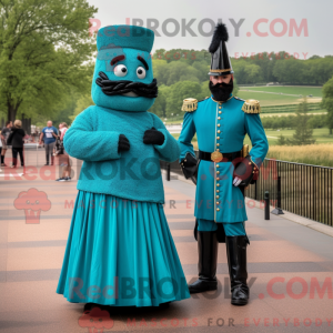 Mascottefiguur van een...